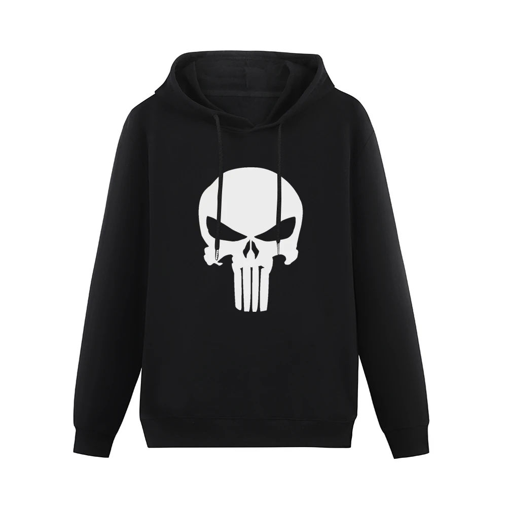 The punisher skull Men Hoodie Without Pocket