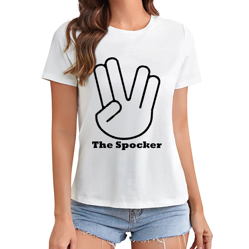 The spocker - star trek spock hand sign Asian Size Women Ladies T-shirt