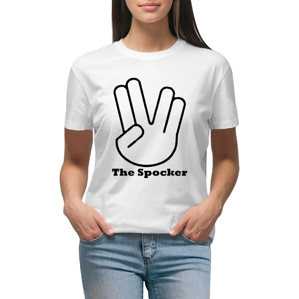 The spocker - star trek spock hand sign Premium Women Ladies T-shirt