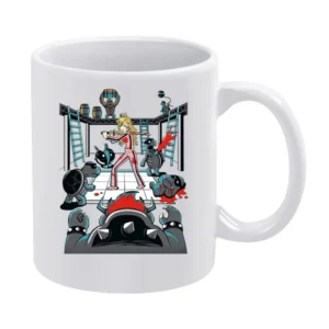 The super kill mario bill retro video games movies parody funny T Shir White Mug