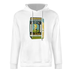 There she blows funny matchbox mermaid foreign made European Size Men Hoodie
