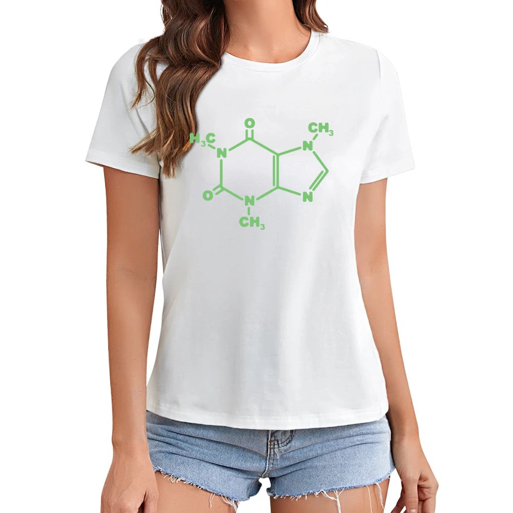 Think Caffeine Big Bang Theory TV Asian Size Women Ladies T-shirt