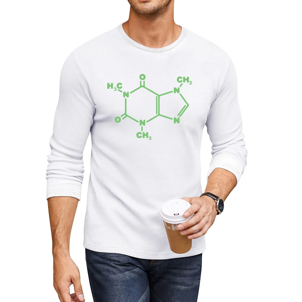 Think Caffeine Big Bang Theory TV Men CrewNeck Long Sleeve T-Shirt