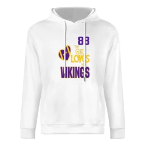 This Girl Loves Her Vikings 88 European Size Men Hoodie
