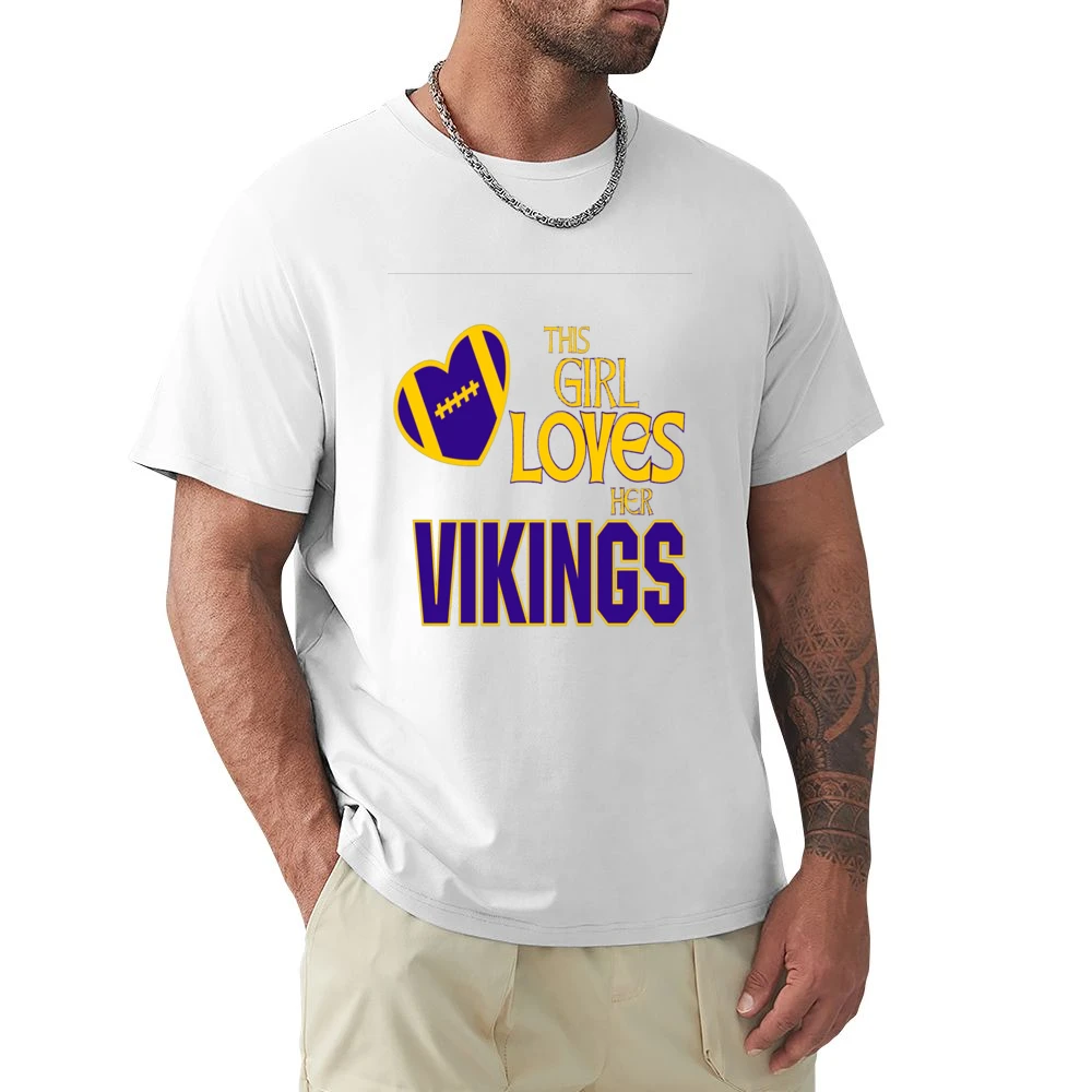 This Girl Loves Her Vikings Tshirt (all Sytles And Colors Available) Premium Men T-shirt