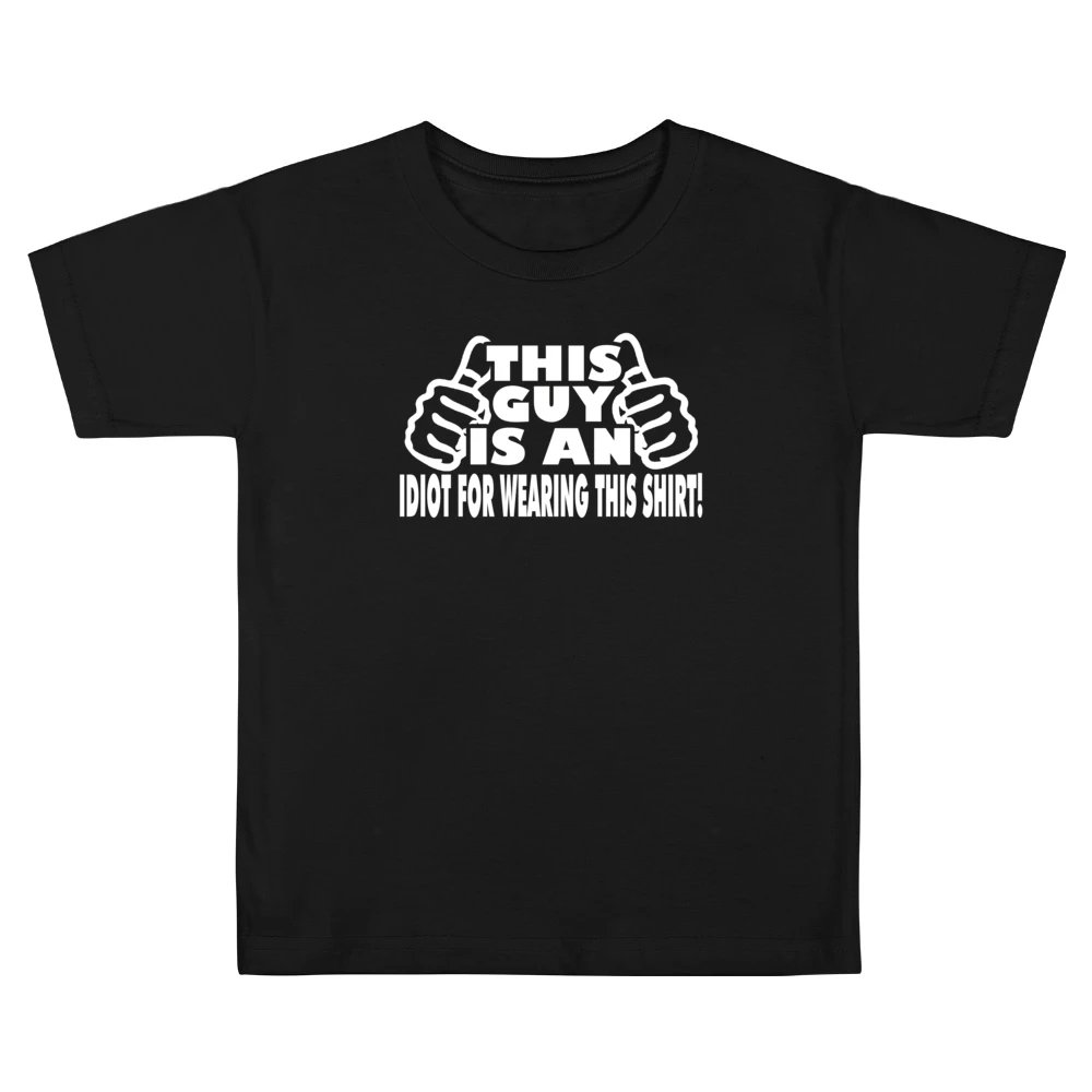 This Guy Funny Idiot Tshirt (all Colors And Styles Available) Kids Boys Girls T-Shirt