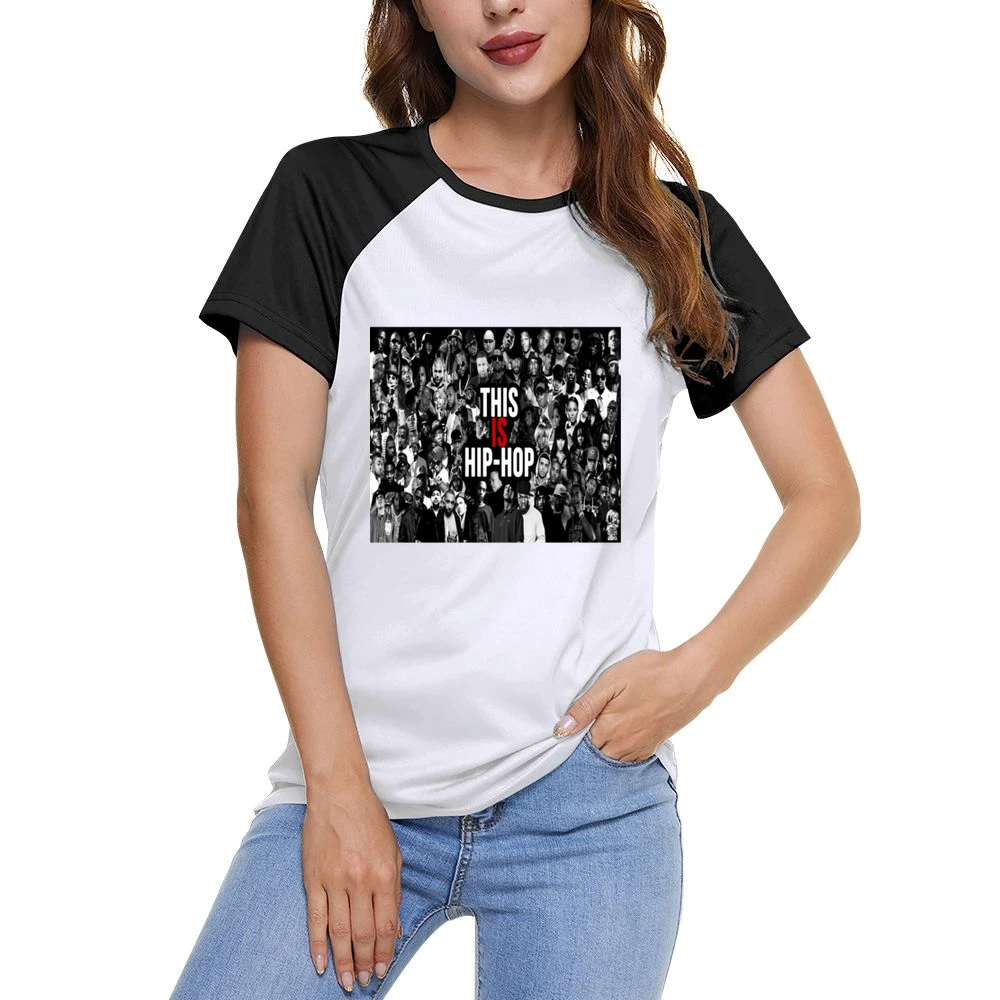 This Is Hip Hop Tshirt (all colors and styles available) Women Ladies Short Sleeve T-Shirt