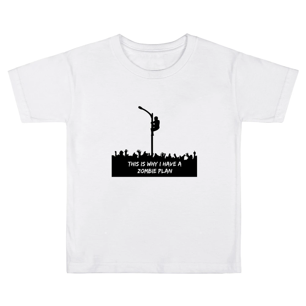 This is why i have a zombie plane Kids Boys Girls T-Shirt