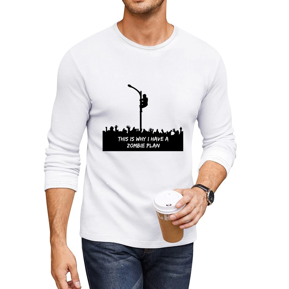 This is why i have a zombie plane Men CrewNeck Long Sleeve T-Shirt