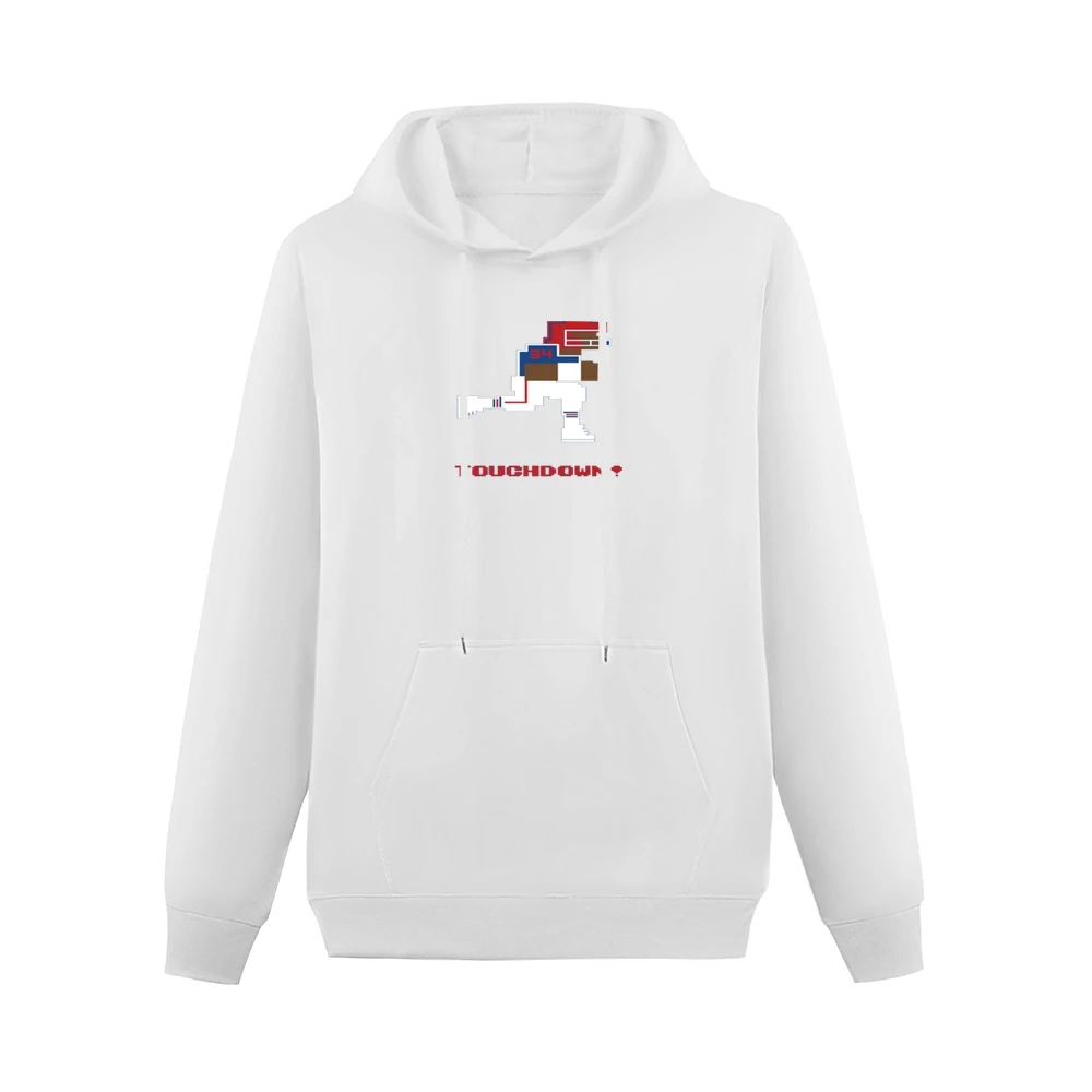 Thurman Thomas 8 Bit Tecmo Bowl Buffalo Retro Football Men Hoodie With Pocket