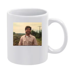 Time Flies And So Does Your Hair Throw Pillow White Mug