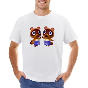 Timmy Tommy Nook From Animal Crossing Nintendo Character Video Game T Asian Size Men T-Shirt