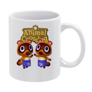 Timmy Tommy Nook From Animal Crossing Nintendo Video Game Fan White Mug