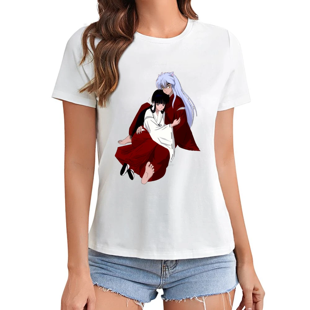 Together Kikyo Inuyasha Asian Size Women Ladies T-shirt