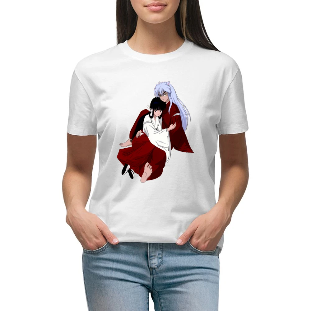 Together Kikyo Inuyasha Premium Women Ladies T-shirt