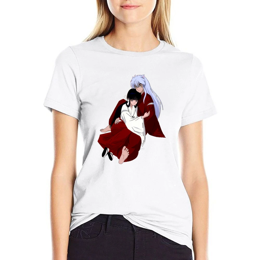 Together Kikyo Inuyasha US Size Women Ladies T-shirt