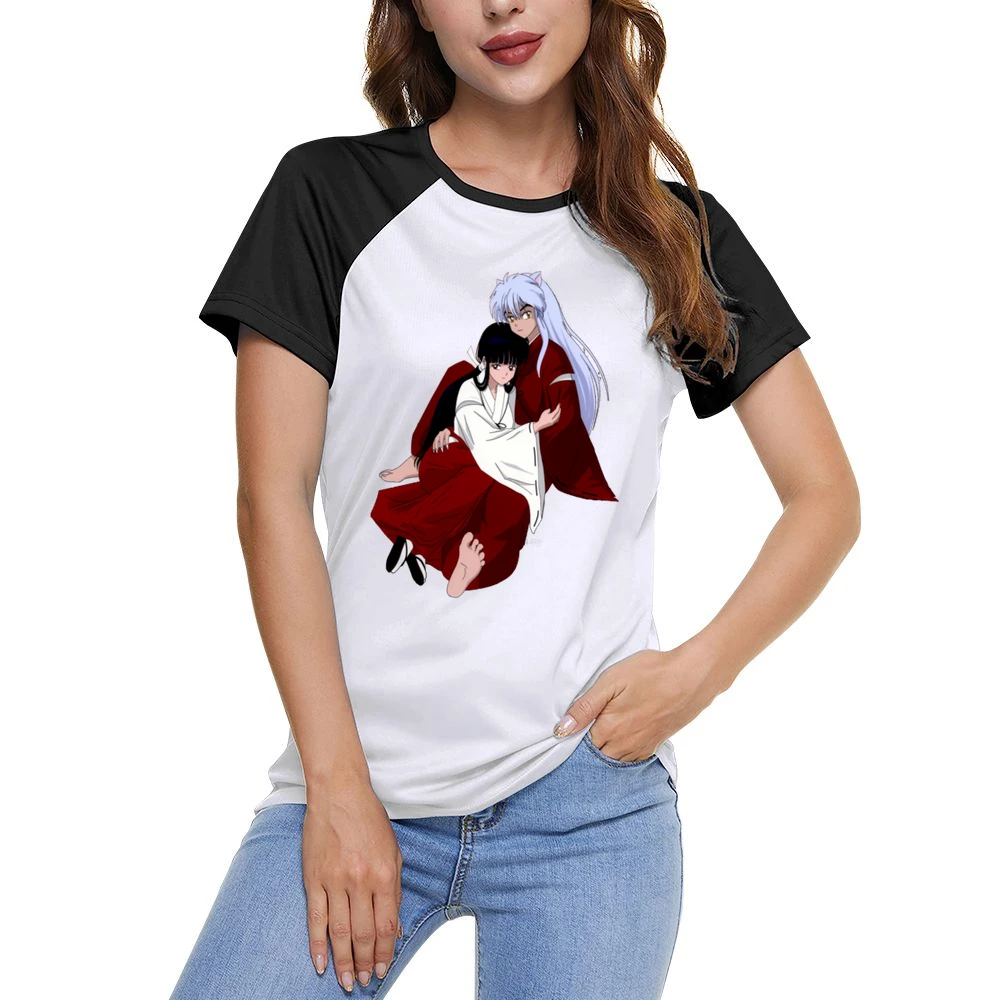 Together Kikyo Inuyasha Women Ladies Short Sleeve T-Shirt