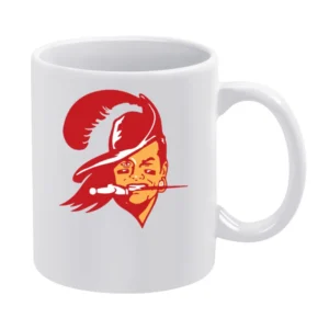 Tom Brady Buccaneer Face Tampa Bay Football Fan White Mug