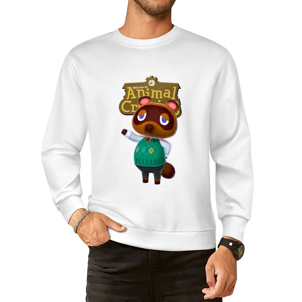 Tom Nook From Animal Crossing Nintendo Video Game Fan European Size Pullover Sweater