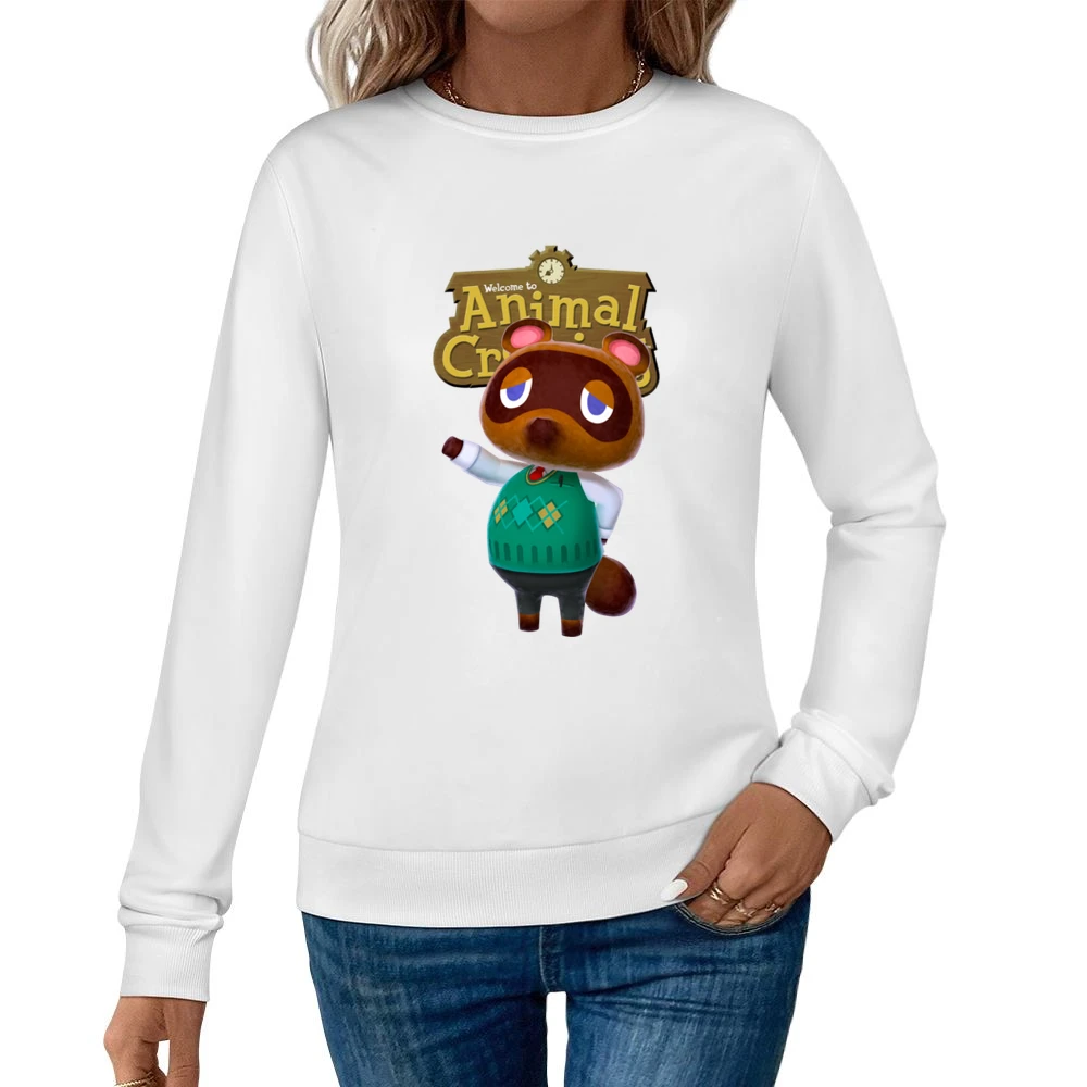 Tom Nook From Animal Crossing Nintendo Video Game Fan Women Pullover Sweatshirt