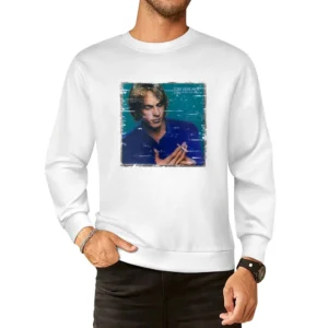Tom Verlaine Words From The Front Album Cover Distressed Image European Size Pullover Sweater