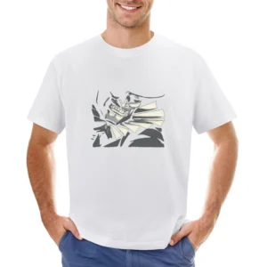 Tongpu Mad pierot le fou cowboy bebop anime Asian Size Men T-Shirt