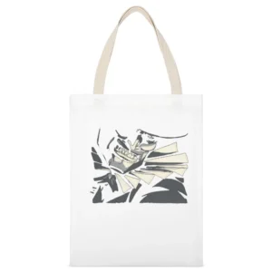 Tongpu Mad pierot le fou cowboy bebop anime White Canvas Tote Shopping Bag