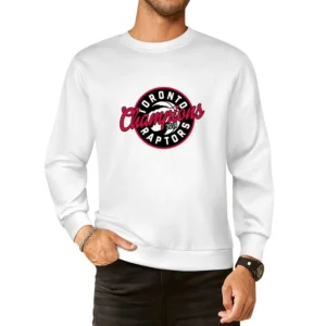 Toronto 2019 Champions Nba Finals Graphic Basketball Fan European Size Pullover Sweater