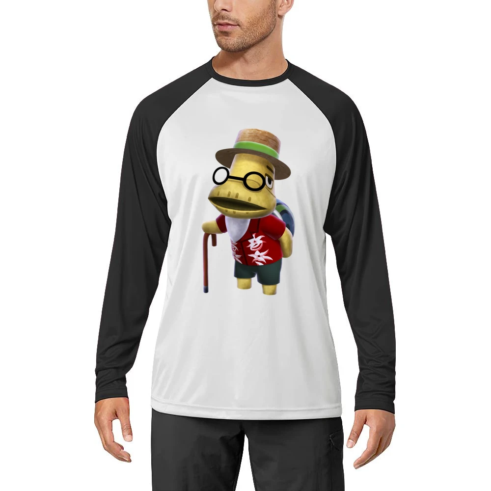 Tortimer From Animal Crossing Nintendo Character Video Game Men Long Sleeve T-Shirt