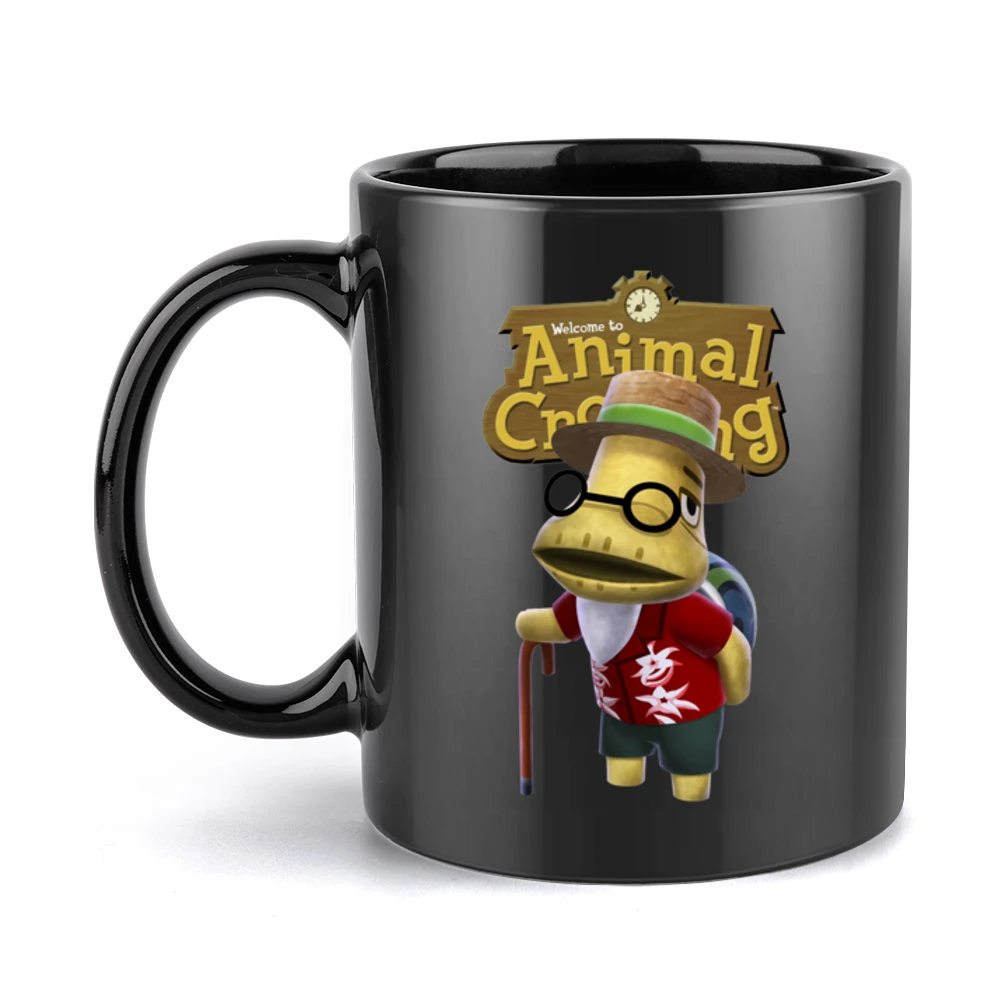 Tortimer From Animal Crossing Nintendo Video Game Fan Black Mug