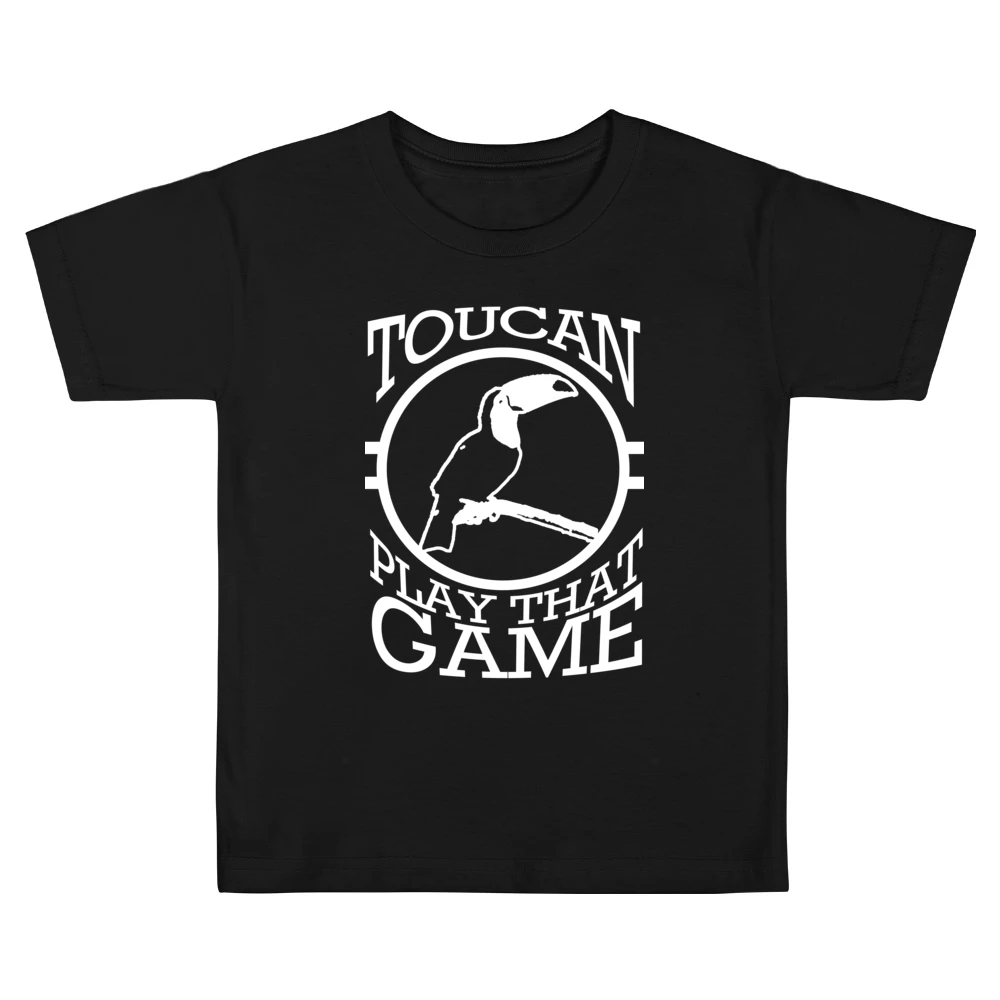Toucan Two Can Play That Game Funny Pun Graphic Tee Shirt Kids Boys Girls T-Shirt