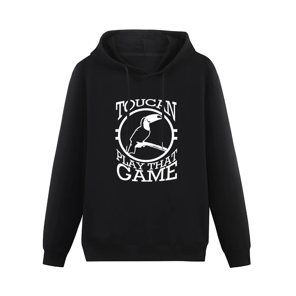 Toucan Two Can Play That Game Funny Pun Graphic Tee Shirt Men Hoodie Without Pocket