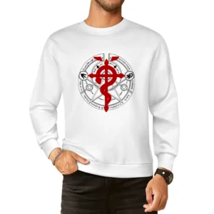 Transmutation circle alchemy Fullmetal Alchemist anime manga European Size Pullover Sweater