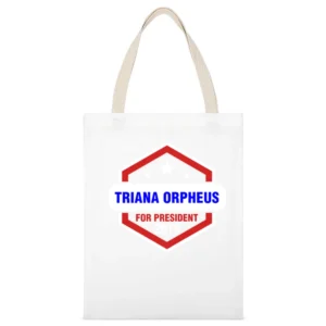 Triana Orpheus For President 2016 The Venture Bros TV Show White Canvas Tote Shopping Bag
