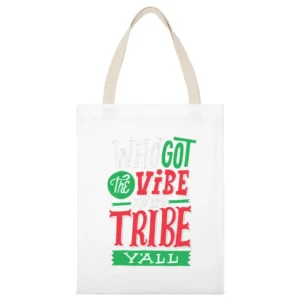 Tribe Called Quest tshirt White Canvas Tote Shopping Bag