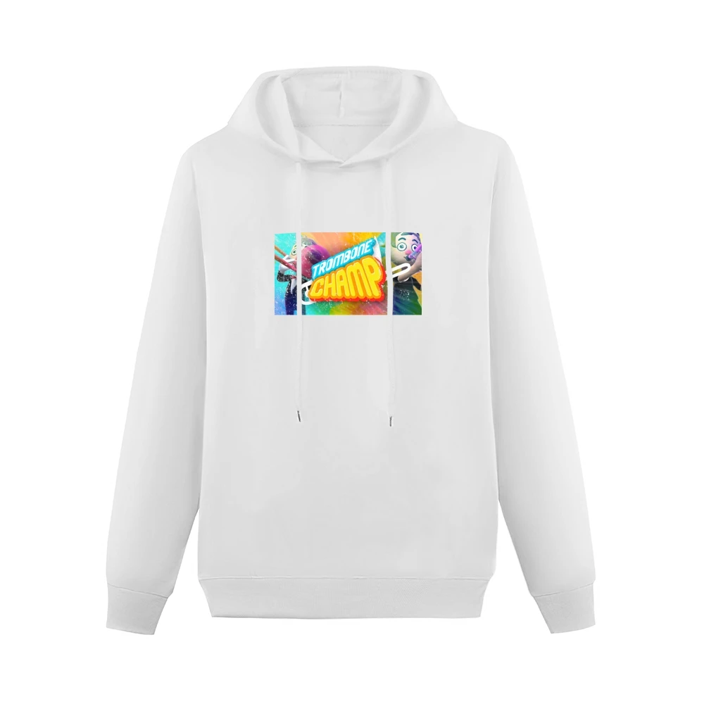 Trombone Champ Distressed Look Men Hoodie Without Pocket