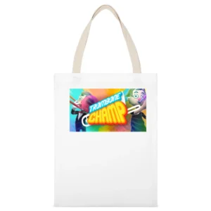 Trombone Champ White Canvas Tote Shopping Bag