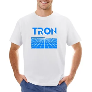 Tron Video Game Retro 80s Asian Size Men T-Shirt