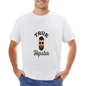 True Hipster Tshirt Asian Size Men T-Shirt