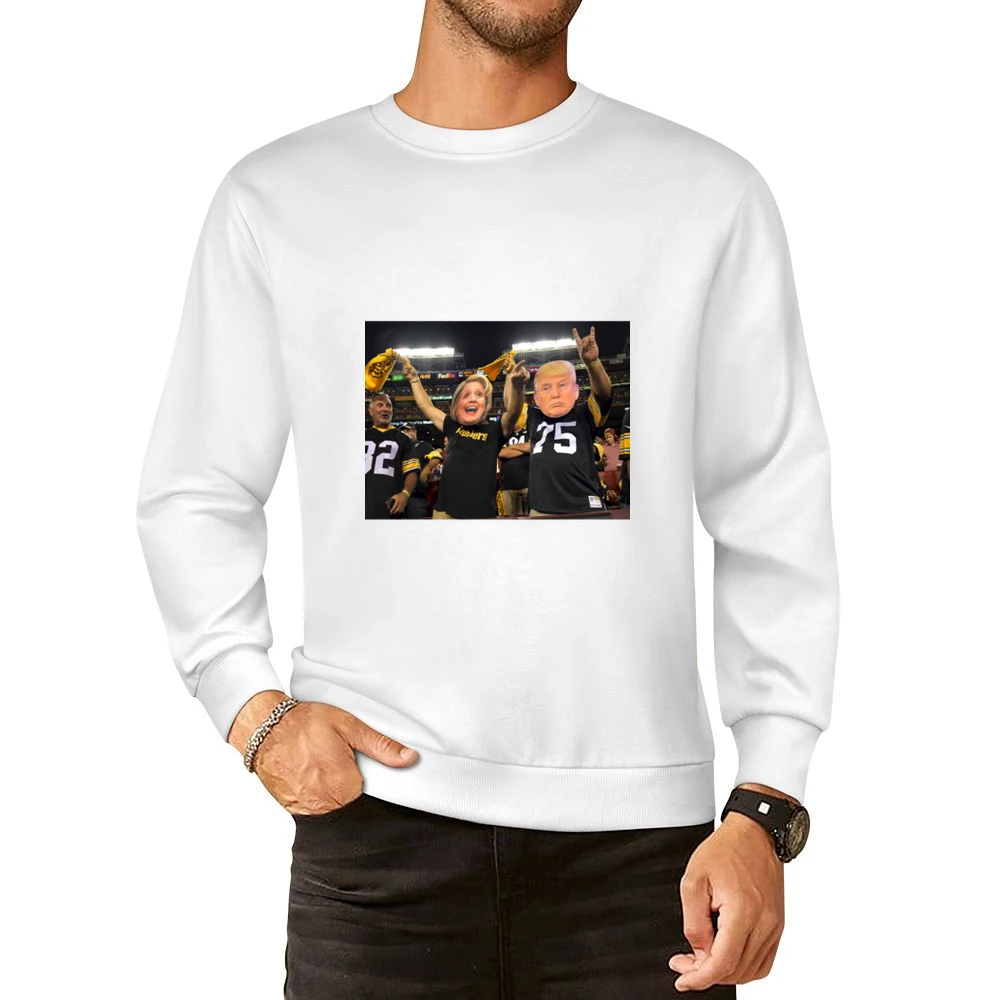 Trump Hilary Steelers tshirt European Size Pullover Sweater