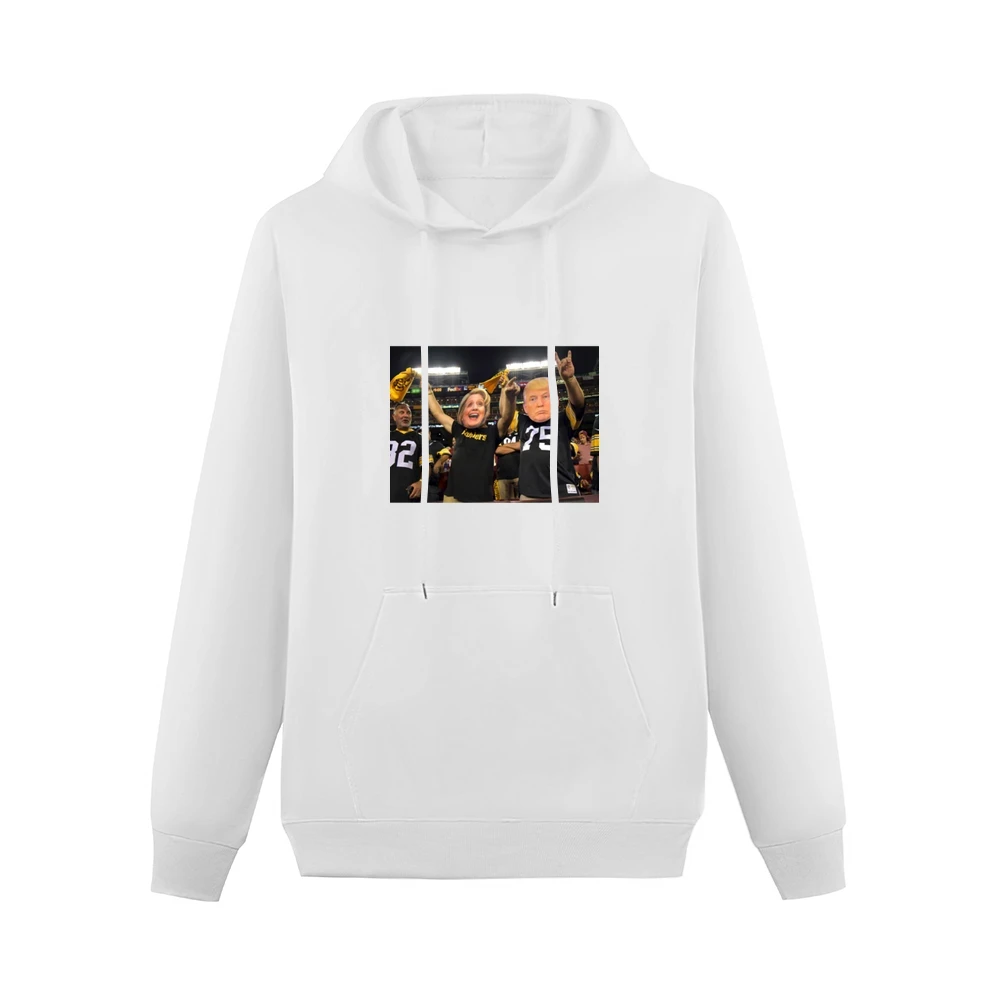Trump Hilary Steelers tshirt Men Hoodie With Pocket
