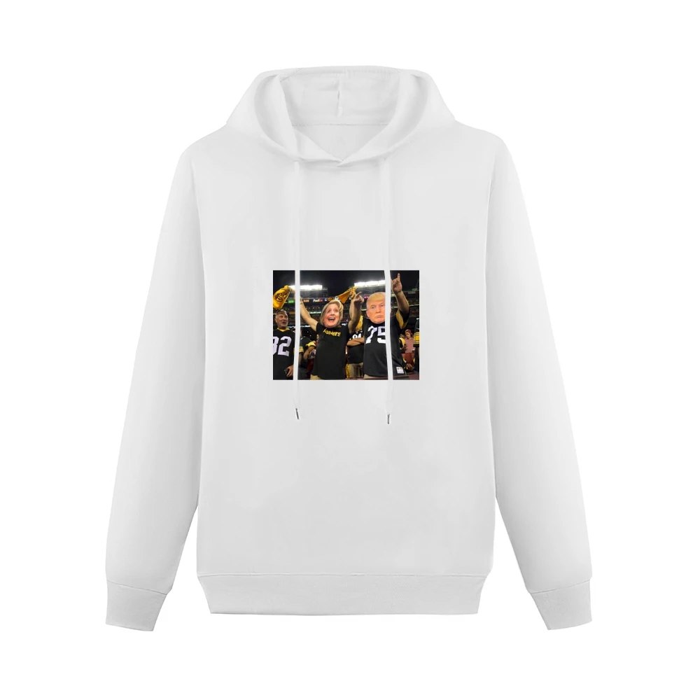 Trump Hilary Steelers tshirt Men Hoodie Without Pocket