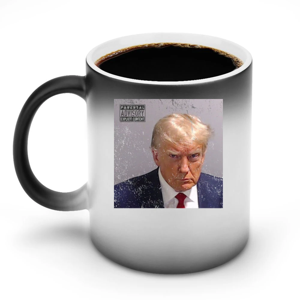 Trump Mugshot Album Cover Discoloration Mug