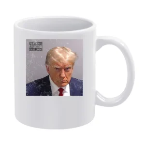 Trump Mugshot Album Cover White Mug
