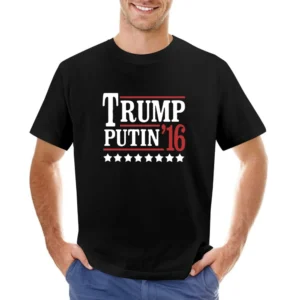 Trump Putin 2016 Ted Lieu Anti Donald Presidential Campaign Graphic Po Asian Size Men T-Shirt