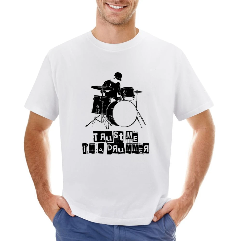 Trust Me I'm A Drummer Funny Music Asian Size Men T-Shirt