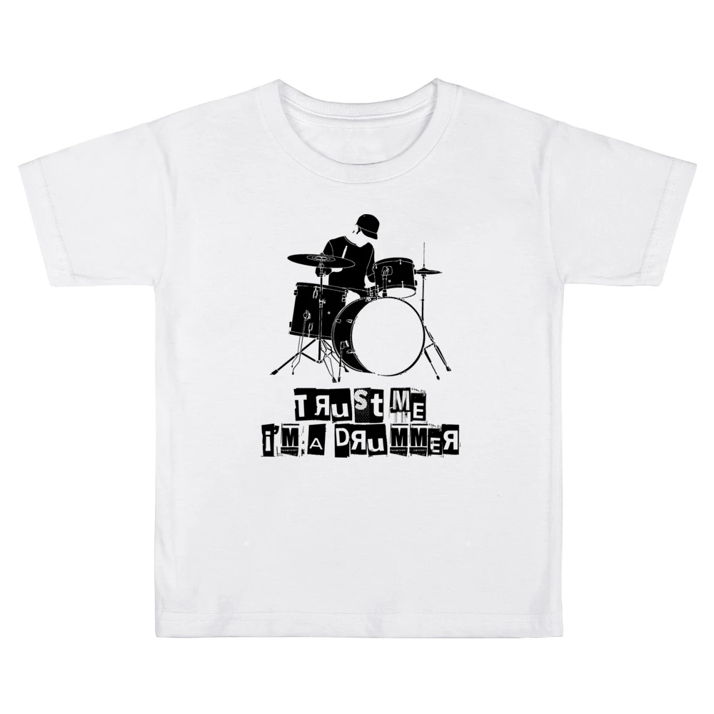 Trust Me I'm A Drummer Funny Music Kids Boys Girls T-Shirt