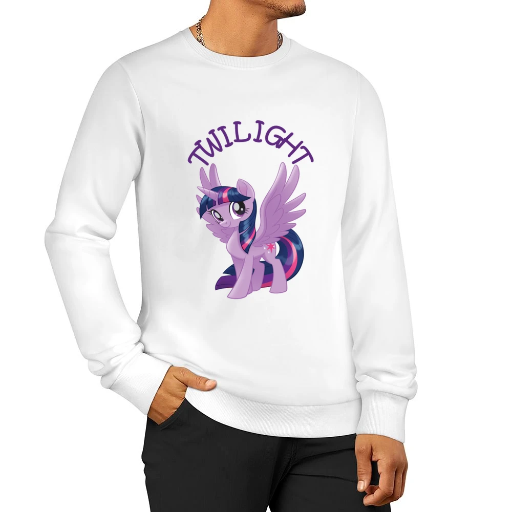 Twilight My Little Pony Men Pullover Sweatshirt