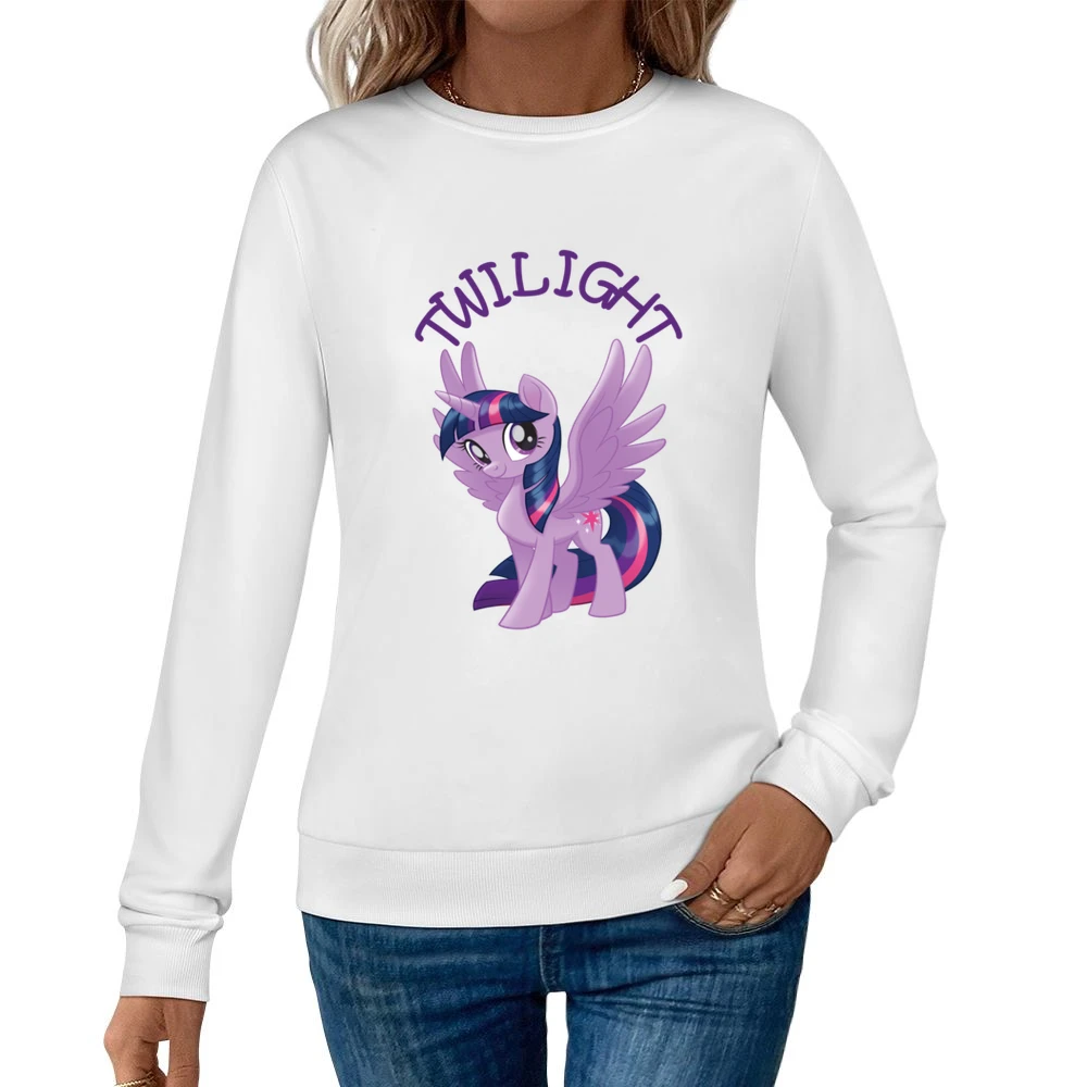 Twilight My Little Pony Women Pullover Sweatshirt
