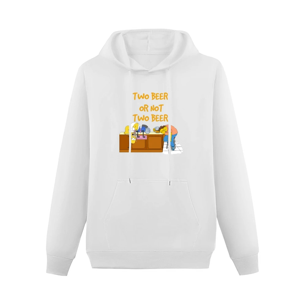 Two beer or not two beer funny home simpson Men Hoodie With Pocket